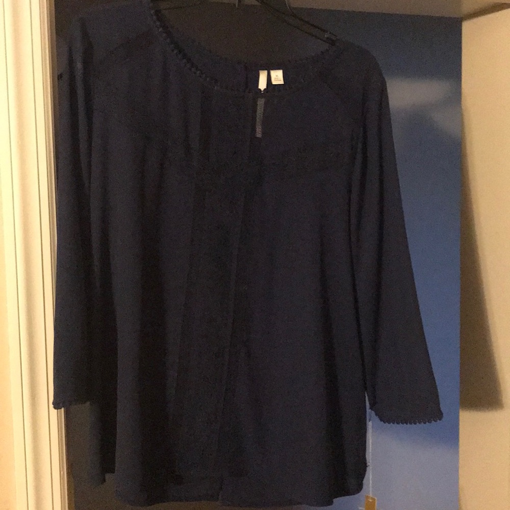 Navy Blouse